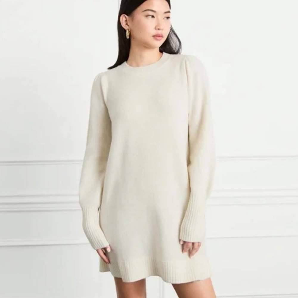 Hill House The Sylvie Sweater Dress in Cream